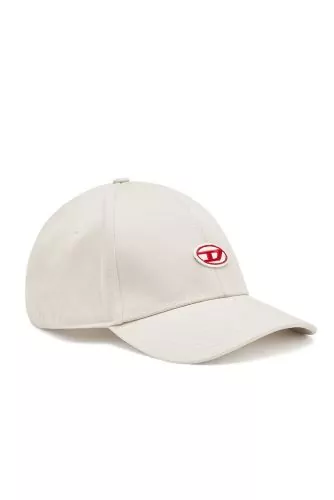 C-RUNE - Casquette en toile de coton uni avec logo D