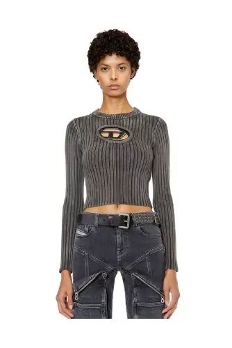 Cotton T-shirt with big logo