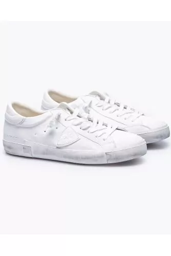 Paris - Sheepskin sneakers with escutcheon