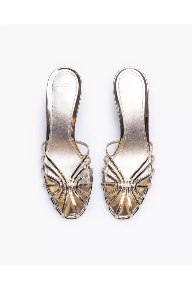 サンダル・ミュール Alevi MILANO SS23 'Jackie' sandals (L23SC013O0823X01 SKIN) Alevì Milano Sandals - Italian luxury sandals