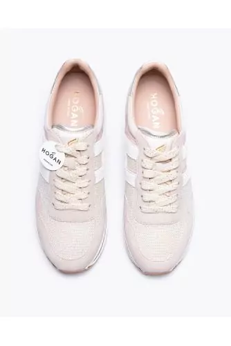 Midi - Leather sneakers with oversize sole 35