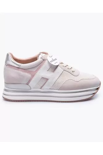 Midi - Leather sneakers with oversize sole 35