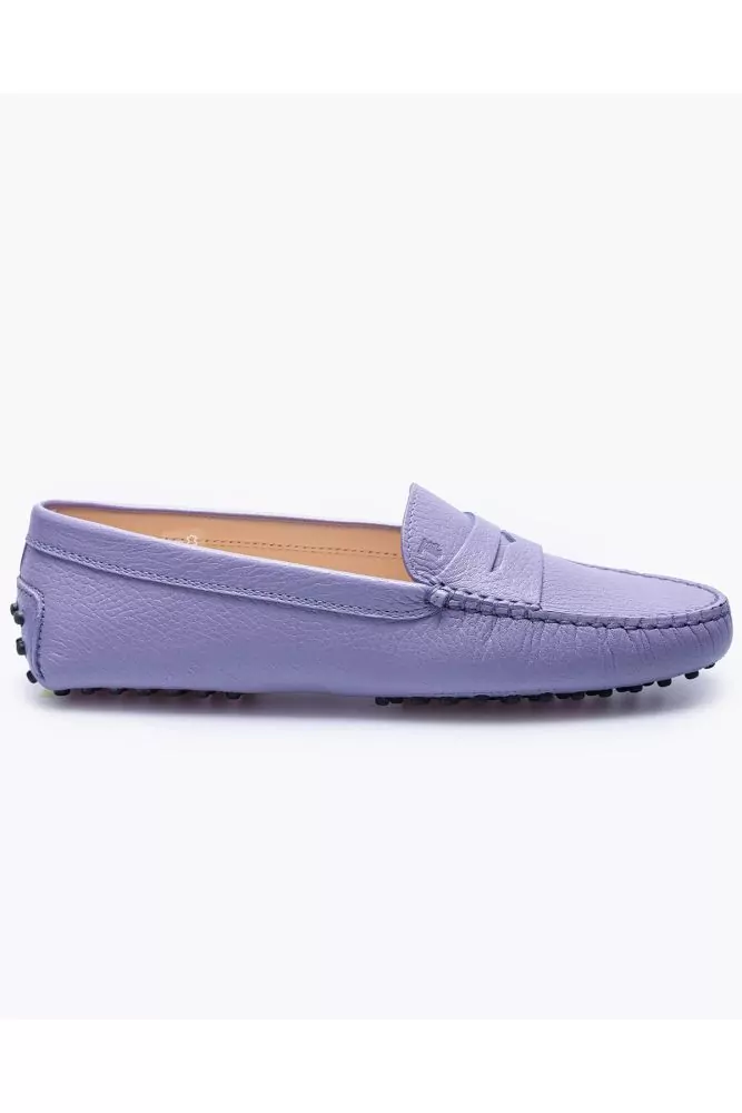 Mocassins Tod's "Gommini" lavande pour femme