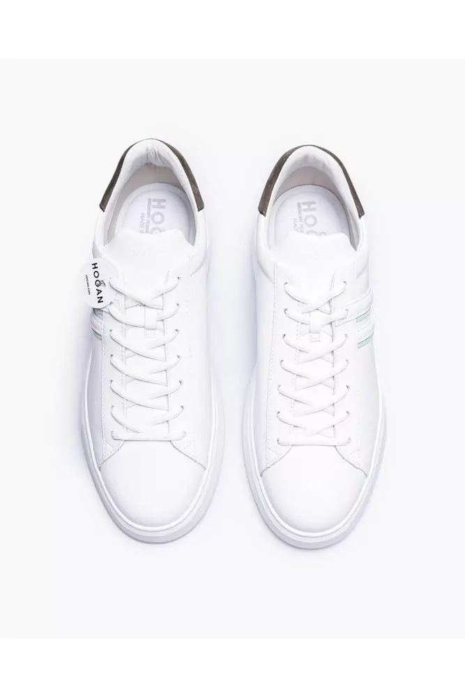 Basket hogan top homme blanche