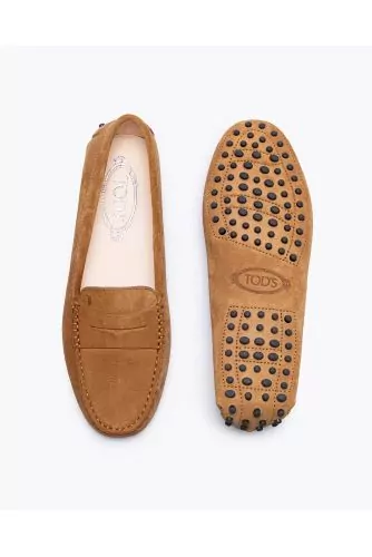 Gommino - Split leather moccasins with decorative tab