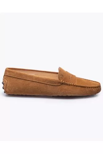 Gommino - Split leather moccasins with decorative tab