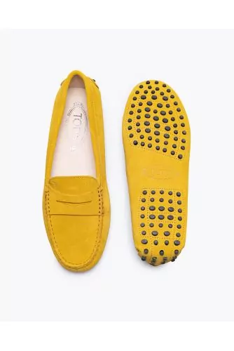 Gommino - Split leather moccasins with decorative tab