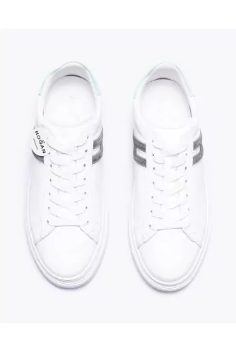 Tennis Hogan "Cassetta" blanc-vert pour homme