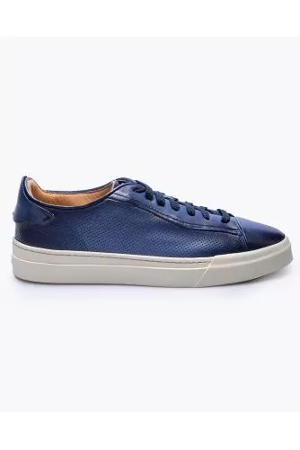 Sneaker Santoni bleu marine pour homme