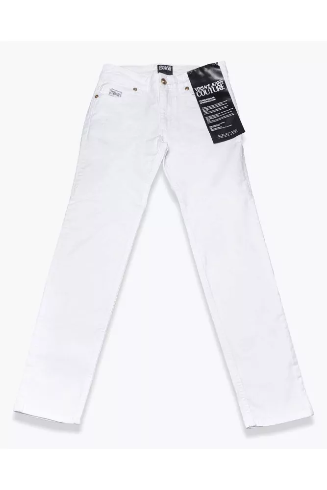 Jeans taille haute en denim stretch avec coupe skinny