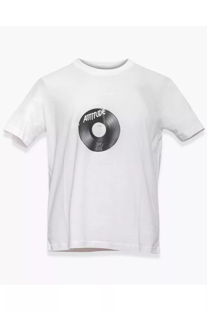 T-shirt en jersey coton avec imprimé MC