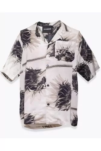 Printed cotton voile shirt SS