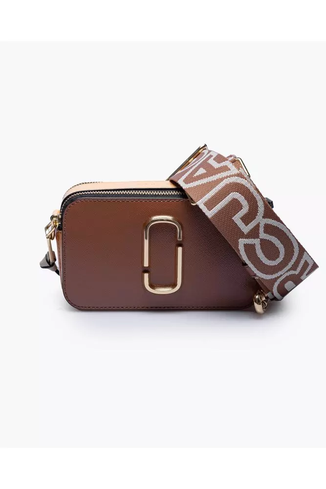Marc Jacobs Brown The Logo Strap Snapshot Bag