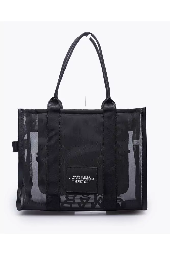 Marc Jacobs - The Tote Large Mesh - Black textile and Marc Jacobs - The Tote Large Mesh - Black textile and