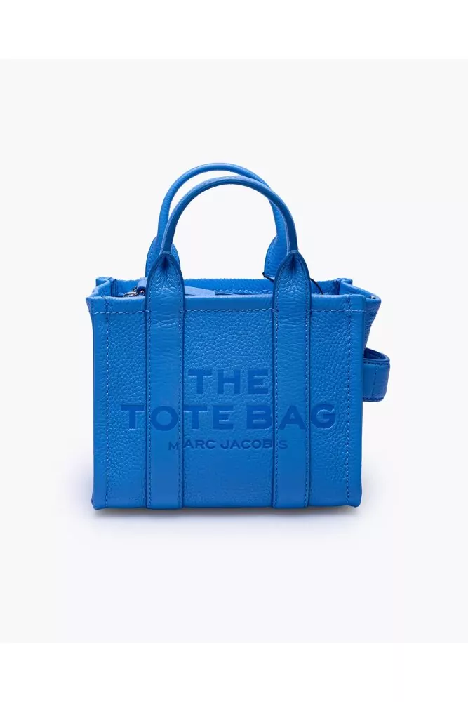 The Tote Bag Micro - Sac en cuir grainé avec bandoulière