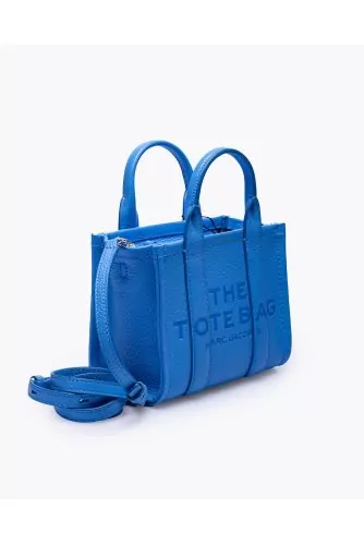 The Tote Bag Micro - Sac en cuir grainé avec bandoulière