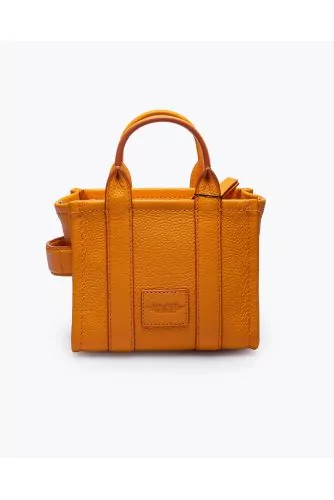 The Tote Bag Micro - Grained leather bag with shoulder strap