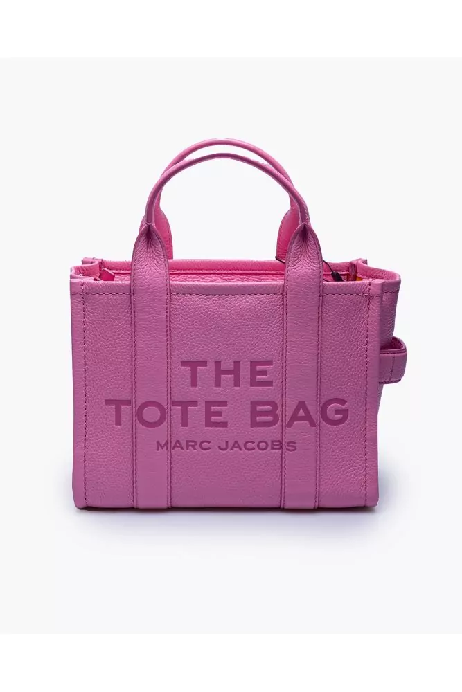 The Tote Bag Mini - Grained leather bag with shoulder strap