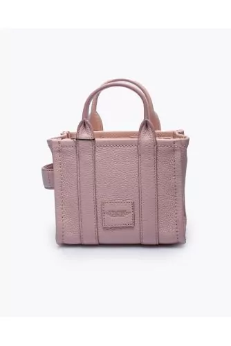 Sac Marc Jacobs "Tote" micro cuir rose pastel