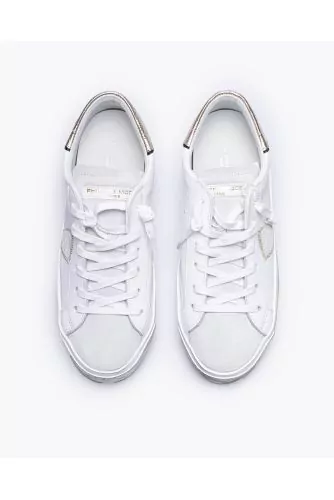 Paris - Calf leather sneakers with cut-outs