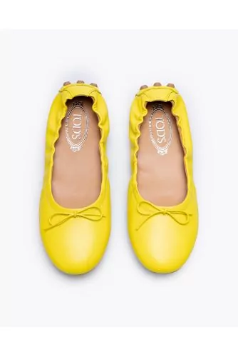 Gommino - Leather ballerinas with knot