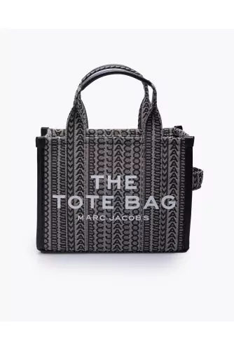 The Tote Bag Mini - Monogrammed Jacquard and Leather Bag