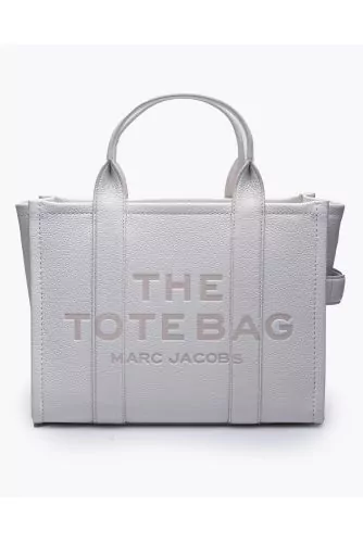 The Tote Bag Small - Grained leather bag with Marc Jacobs logo