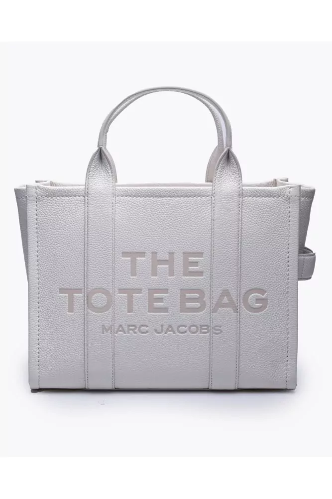 The Tote Bag Small - Grained leather bag with Marc Jacobs logo