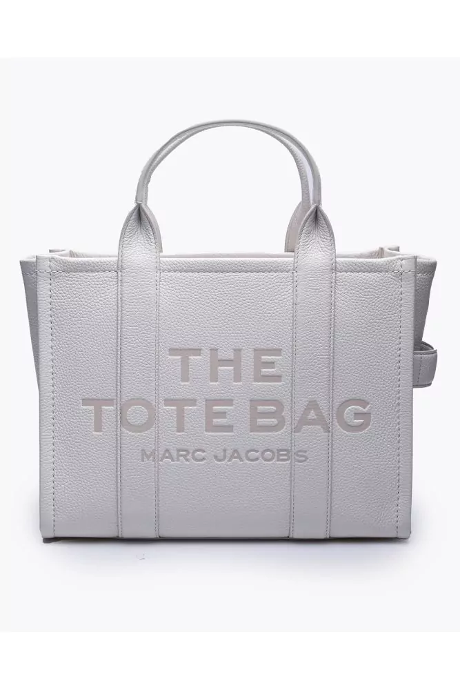 The Tote Bag Small - Sac en cuir grainé avec logo