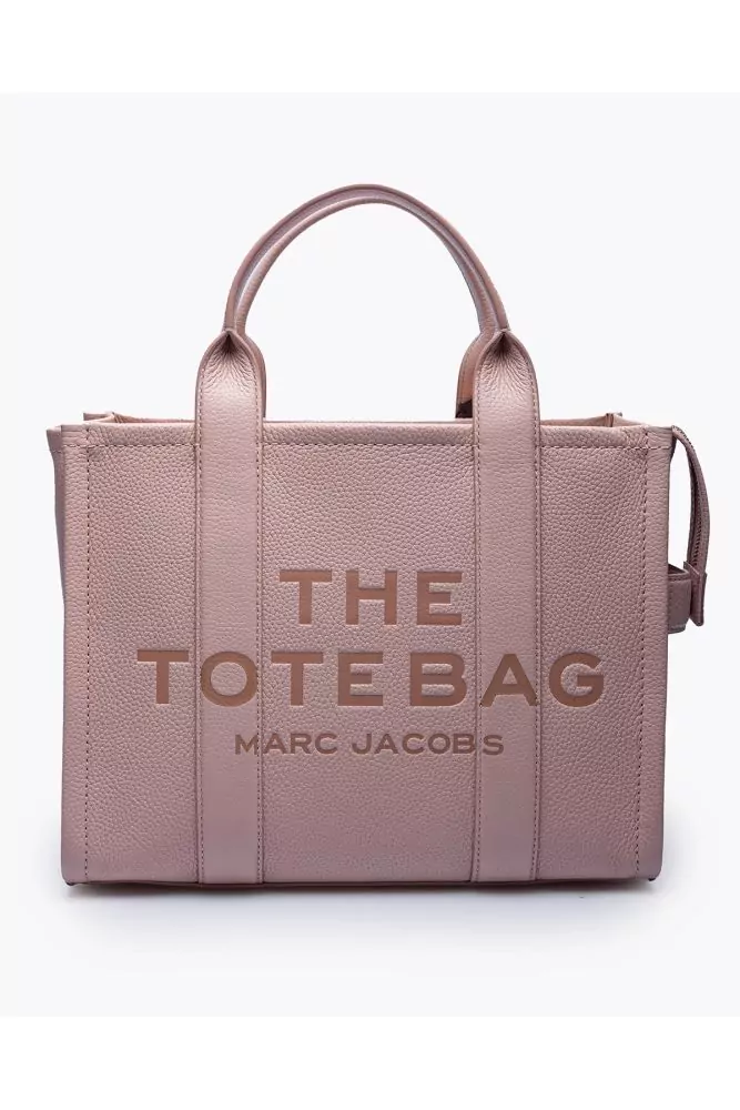 The Tote Bag Small - Grained leather bag with Marc Jacobs logo