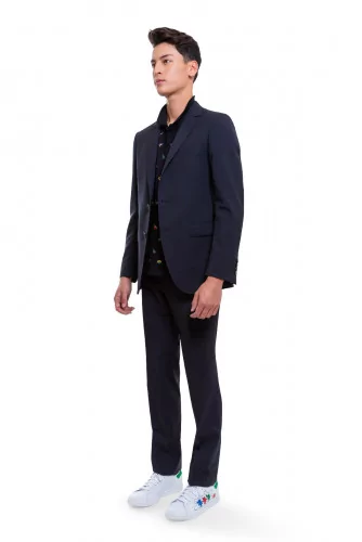 Suit Lanvin "Attitude Drop 7" navy blue for men