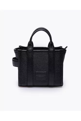 The Tote Bag Micro - Grained leather bag with shoulder strap