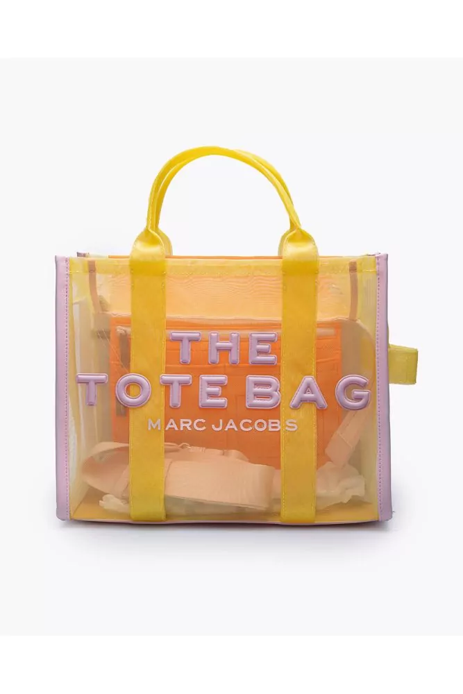 The Mesh Tote Bag Small - Mesh bag with embossed logo