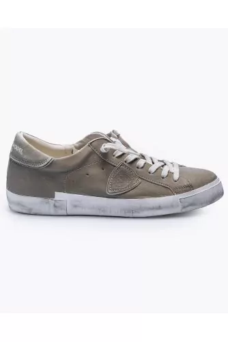 Paris - Sheepskin sneakers with escutcheon