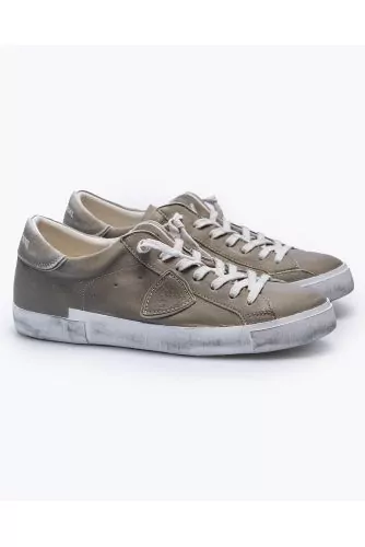 Paris - Sheepskin sneakers with escutcheon