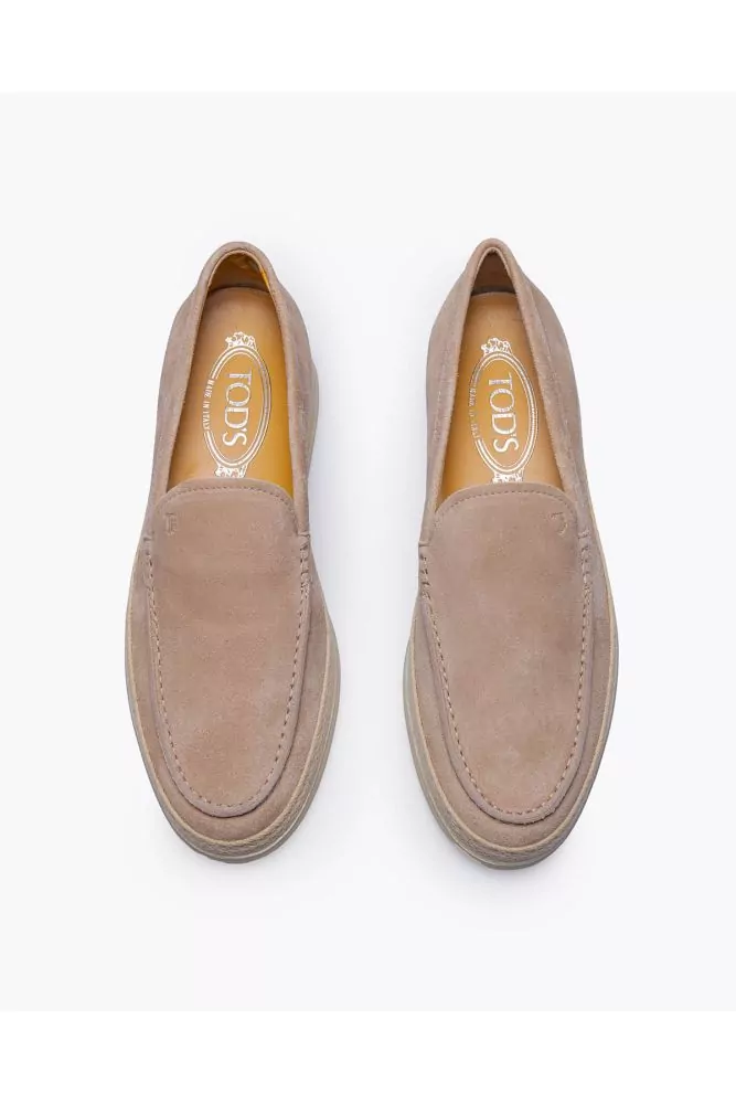 Mocassin semelle gomme shop