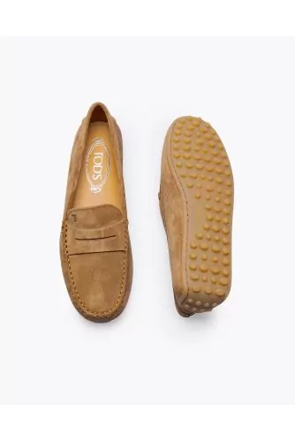 Moccasins Tods New City Gommini suede camel