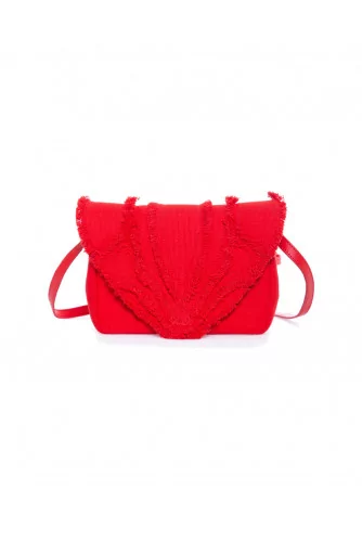 Pochette Elena Ghisellini "Felix s" canvas rouge