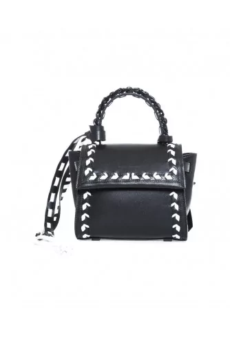 Sac Elena Ghisellini " Mini Angel" noir et blanc