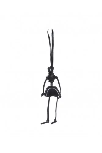 Small leather puppet Elena Ghisellini " Lolita" black