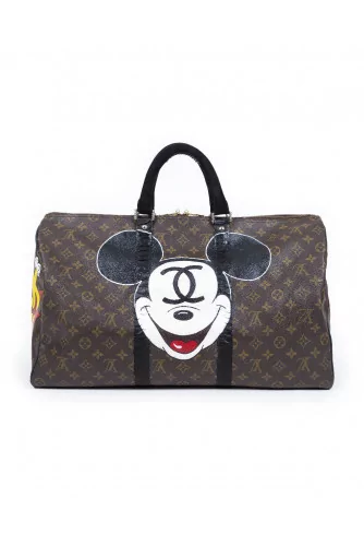 Sac Philippe Karto "Bag 3 Mickey Chanel" 50 cm