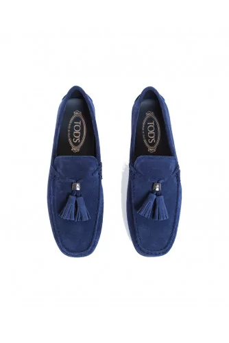 City - Split leather moccasins with tassels