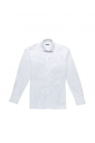 Cotton shirt with buttoning-up
