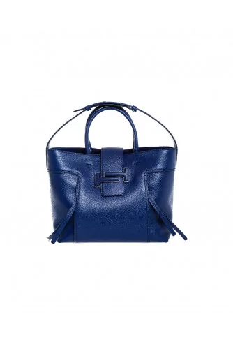 Sac Tod's "Doppia-T Shopping" bleu marine pour femme