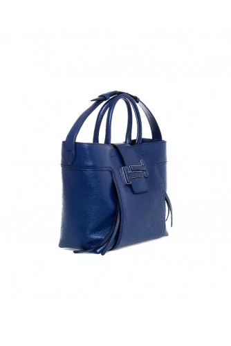 Sac Tod's "Doppia-T Shopping" bleu marine pour femme