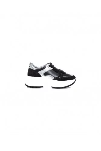New Iconic - Leather sneakers with oversized sole