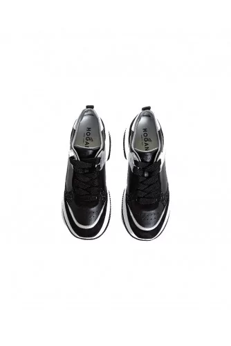 New Iconic - Leather sneakers with oversized sole
