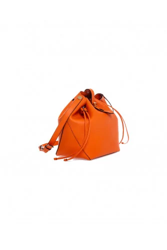 sac seau restyling hogan orange pour femme