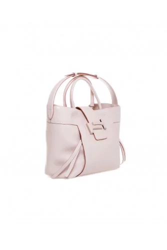 Sac Tod's "Doppia-T Shopping" nude pour femme