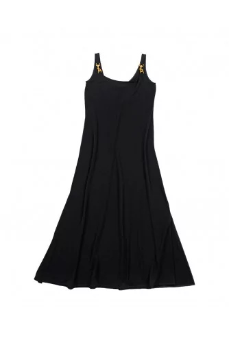Black strapped dress Stella Jean for women